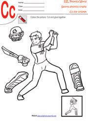 cricket-sports-craft-worksheet
